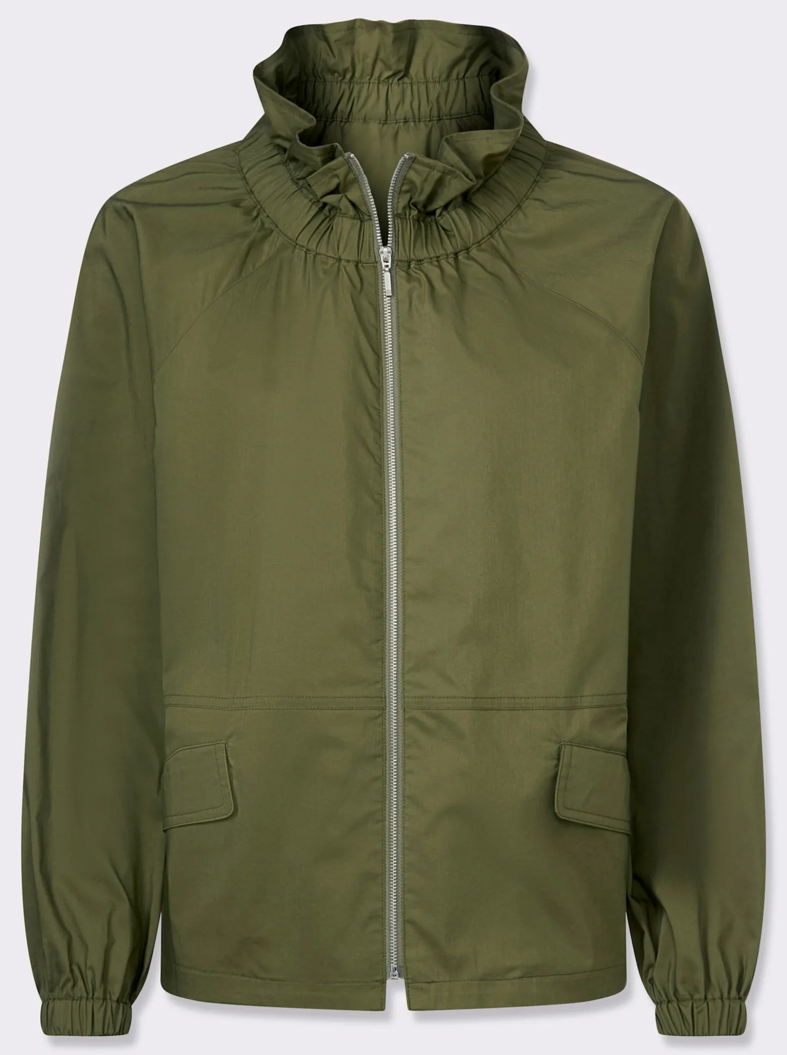 Blusenjacke mit Stehkragen