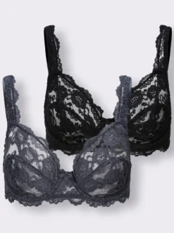 Body mit Bügel aus elastischer Spitze