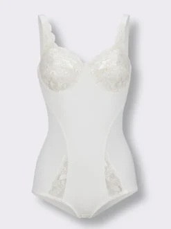 Body ohne Bügel mit 2-farbiger Spitze