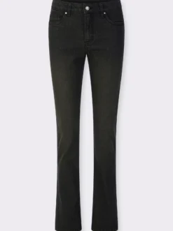 Bootcut-Jeans mit Passformsattel
