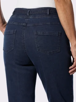 Bootcut-Jeans mit Waschung