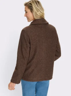 Boucléjacke für normale Wintertemperaturen