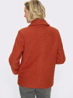 Boucléjacke für normale Wintertemperaturen