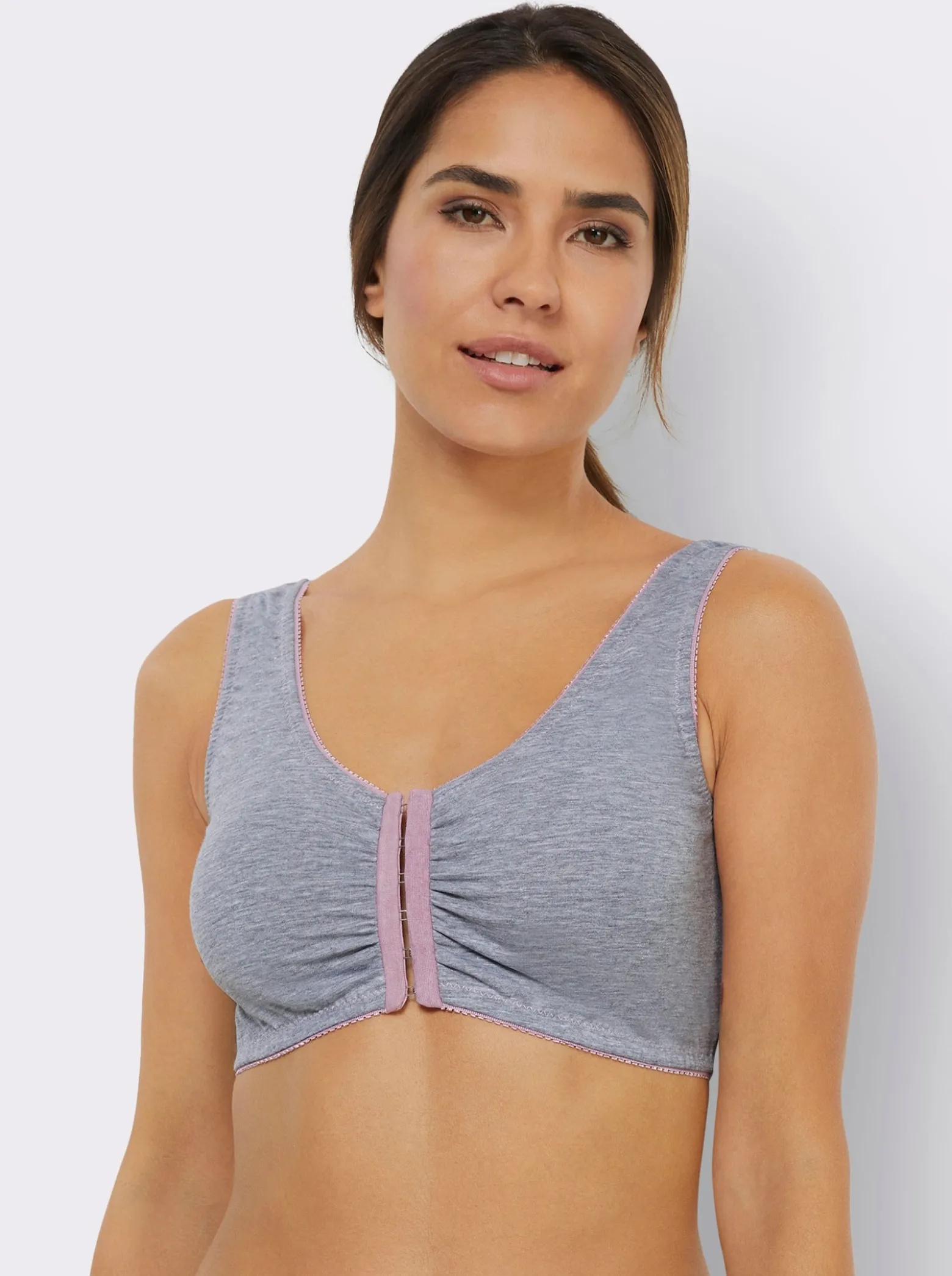 Bustier mit Vorderverschluss