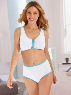 Bustier mit Vorderverschluss