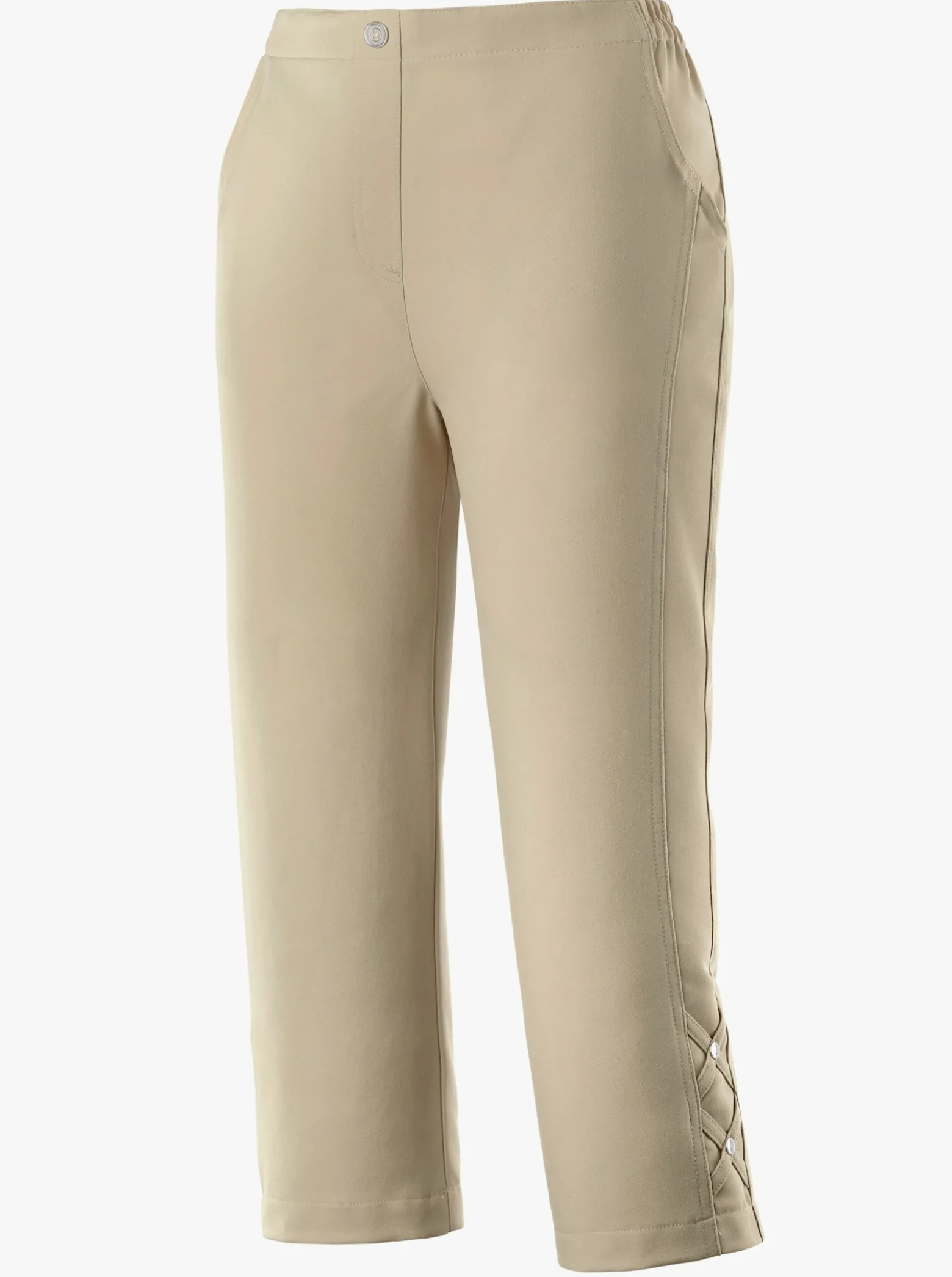 Caprihose aus Polyester, bügelfrei