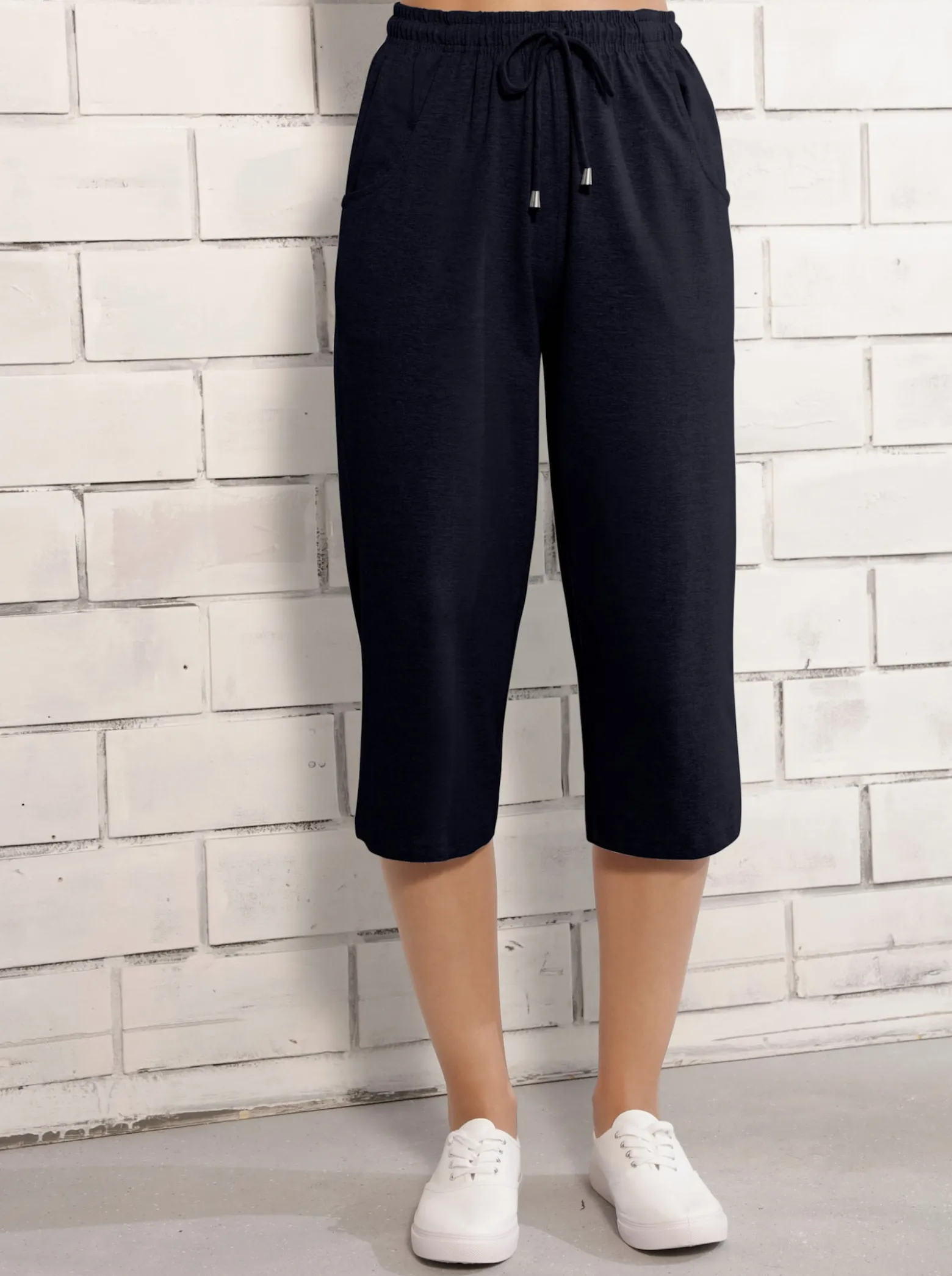 Caprihose in Stretch-Qualität
