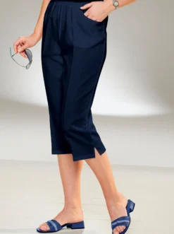 Caprihose mit Bügelfalte