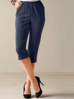 Caprihose mit Bügelfalte