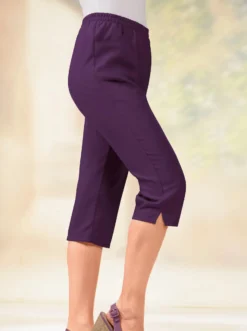 Caprihose mit Bügelfalte