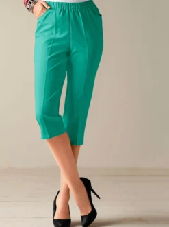 Caprihose mit Bügelfalte
