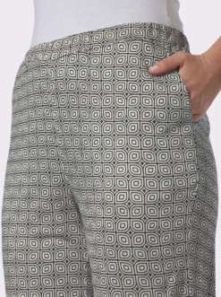 Caprihose mit innenliegendem Rundum-Dehnbund