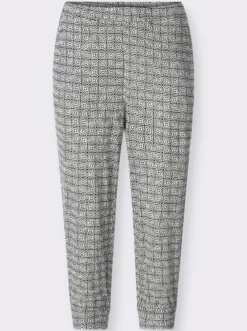 Caprihose mit innenliegendem Rundum-Dehnbund