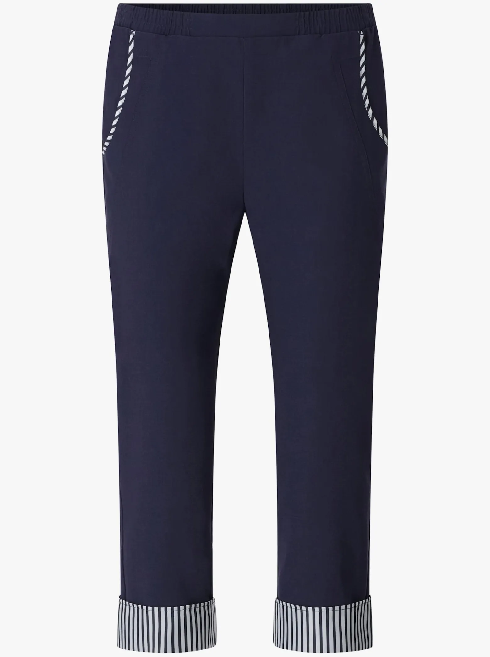 Caprihose mit Kontraststreifen
