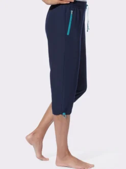 Caprihose mit weitenverstellbarem Saum