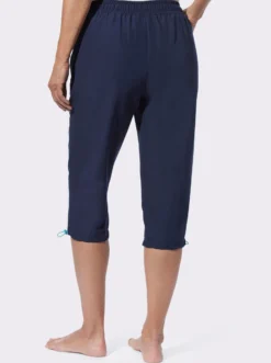 Caprihose mit weitenverstellbarem Saum