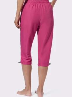 Caprihose mit weitenverstellbarem Saum
