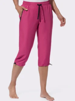 Caprihose mit weitenverstellbarem Saum