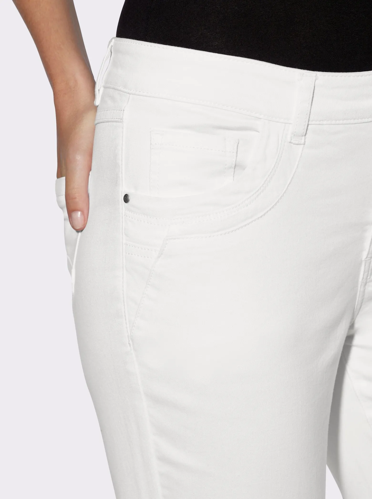 Caprijeans im 5-Pocket-Stil