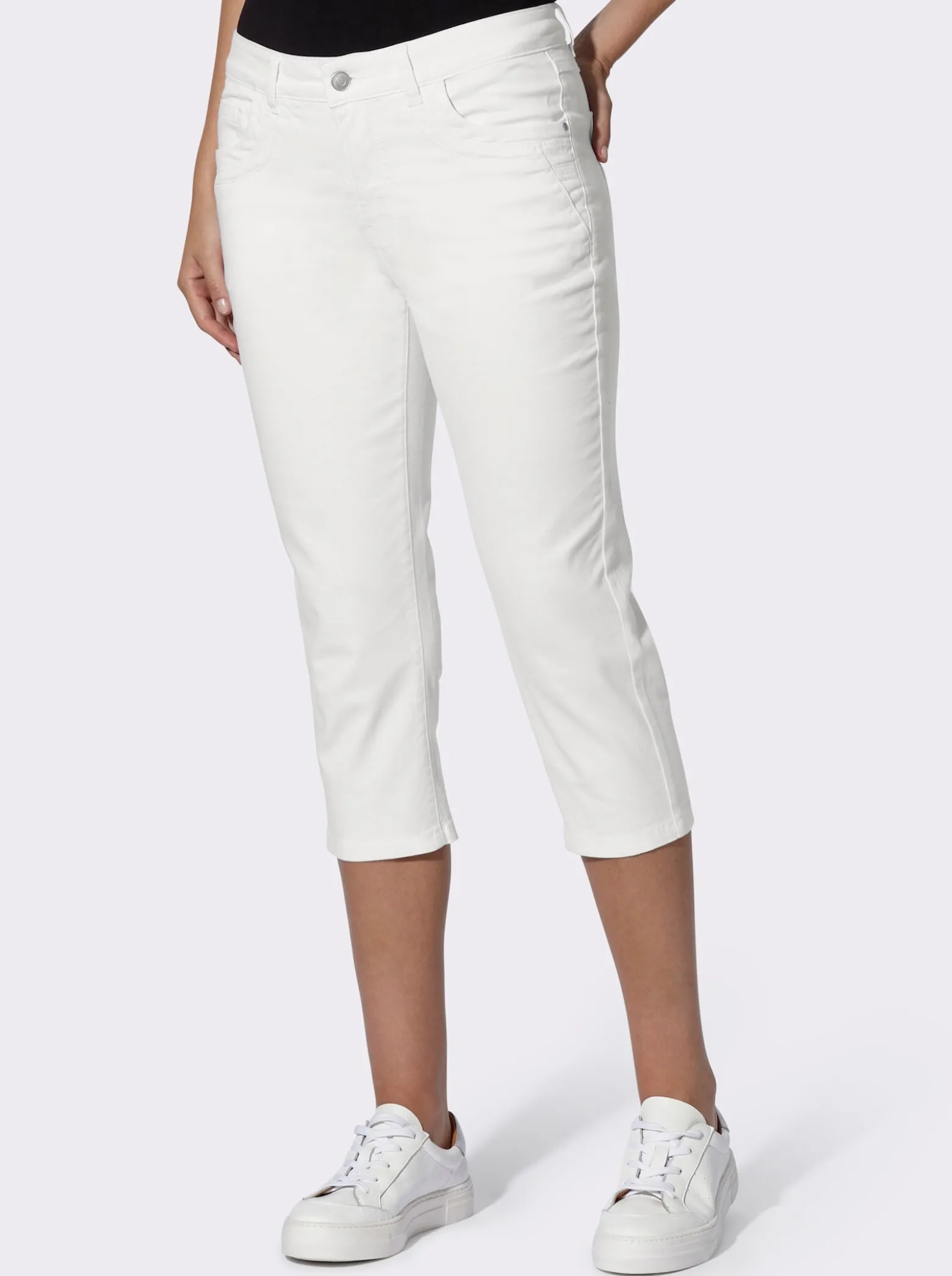 Caprijeans im 5-Pocket-Stil