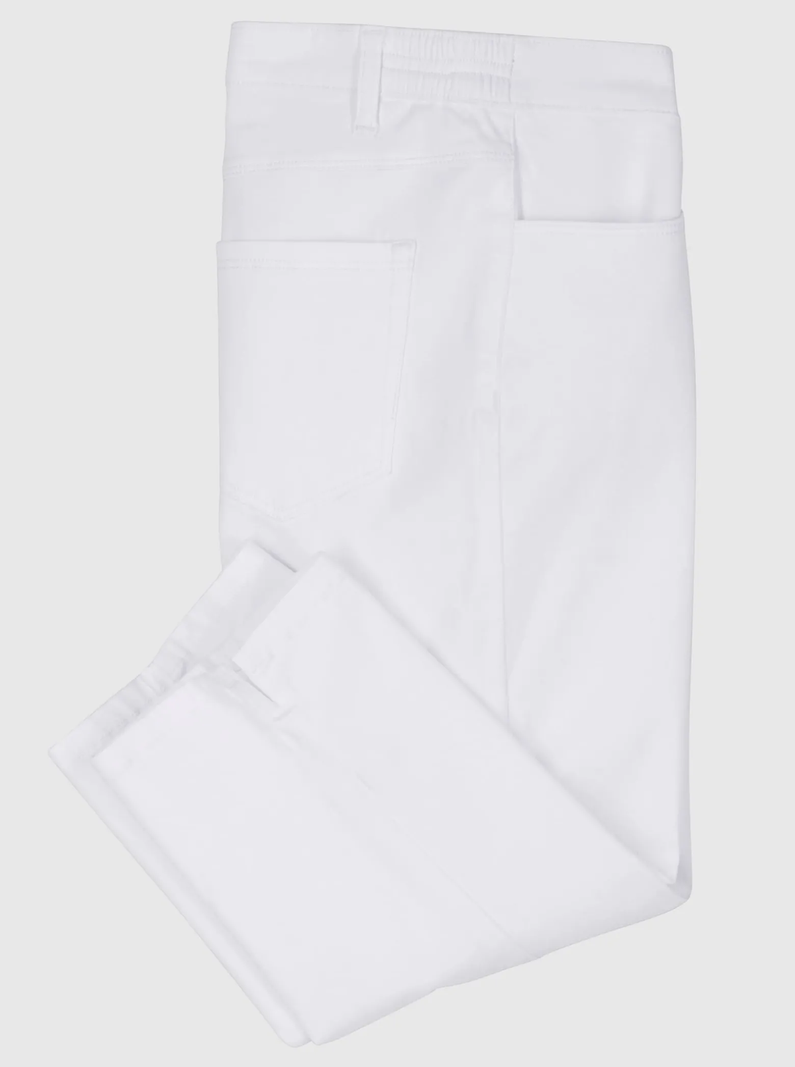 Caprijeans mit seitlichem Dehnbund