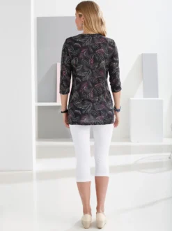Caprileggings mit Rundum-Dehnbund