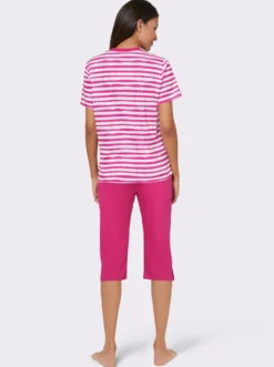 Capri-Schlafanzüge in Single-Jersey-Qualität