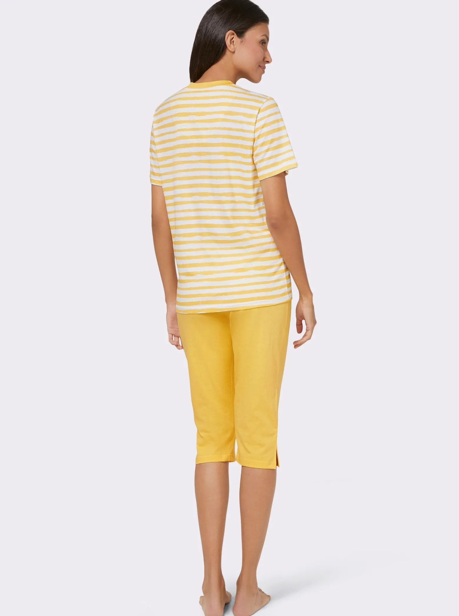 Capri-Schlafanzüge in Single-Jersey-Qualität