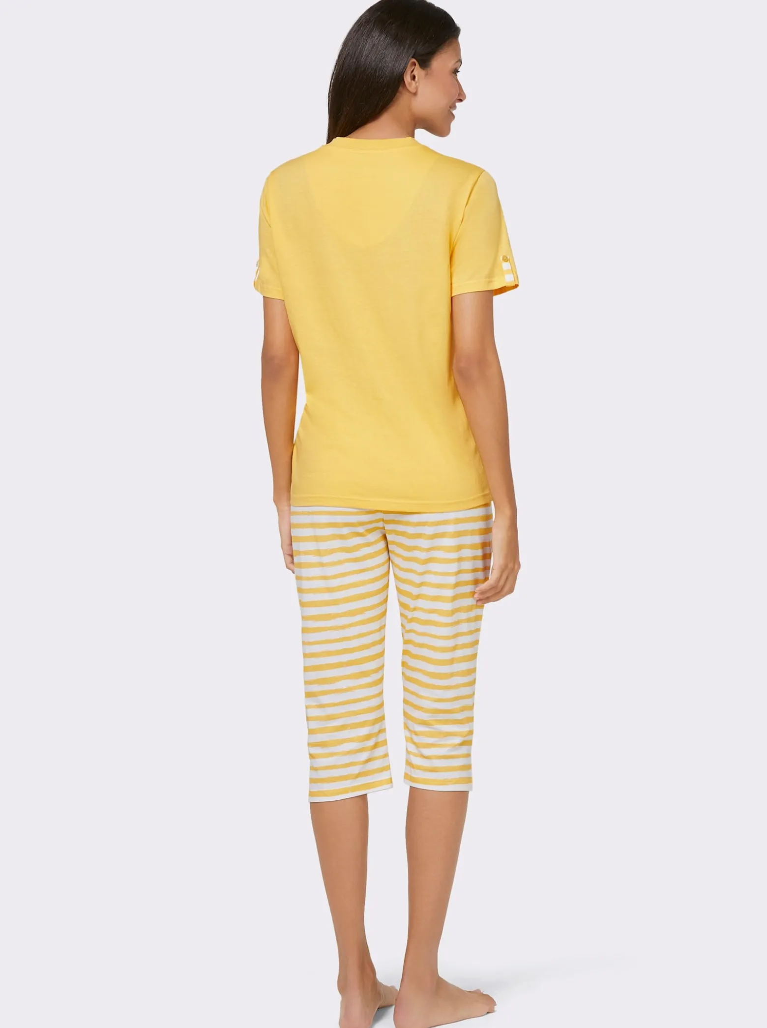 Capri-Schlafanzüge in Single-Jersey-Qualität