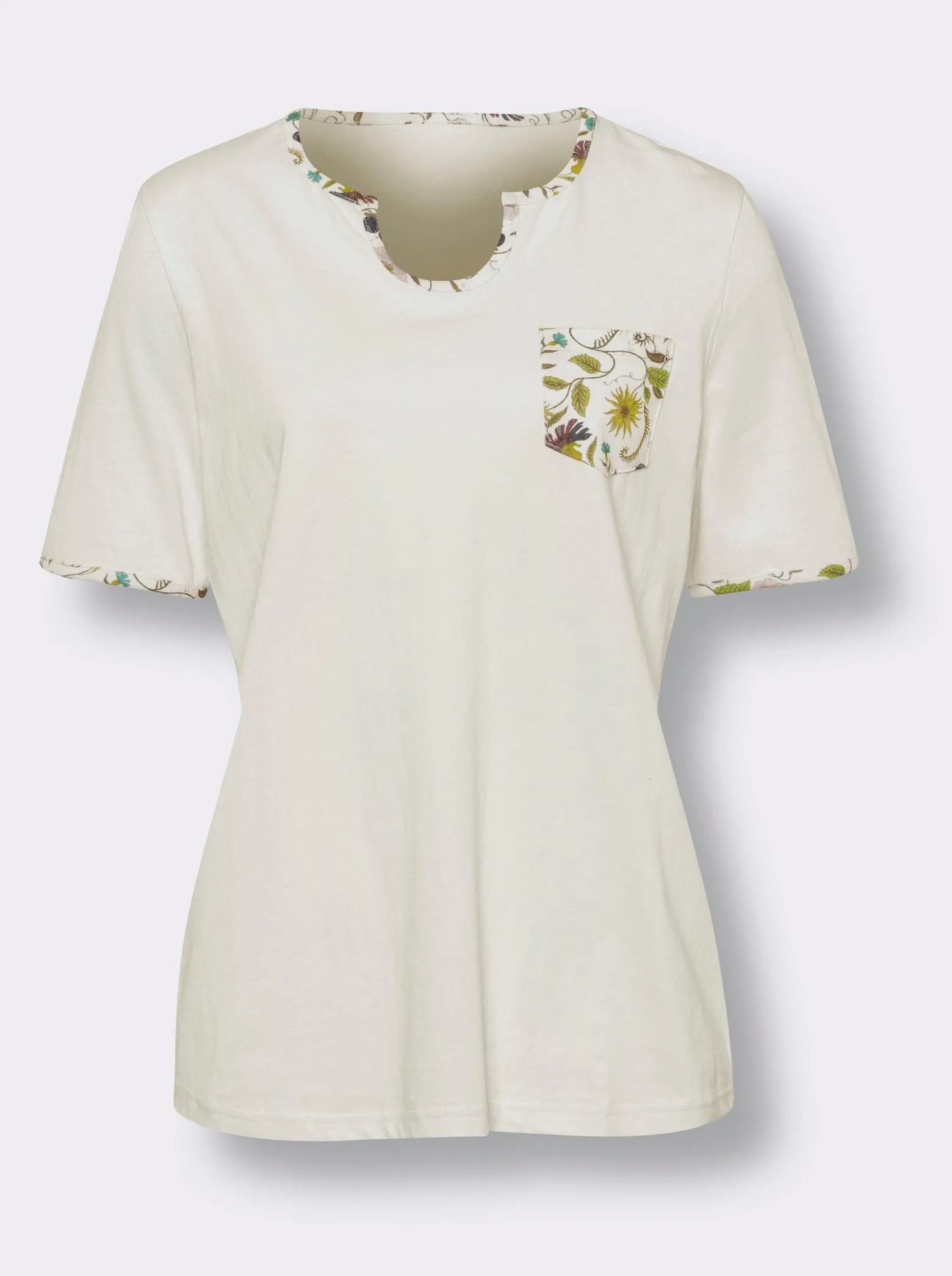 Capri-Schlafanzug aus Single-Jersey