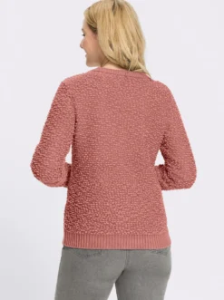 Cardigan aus Effektgarn