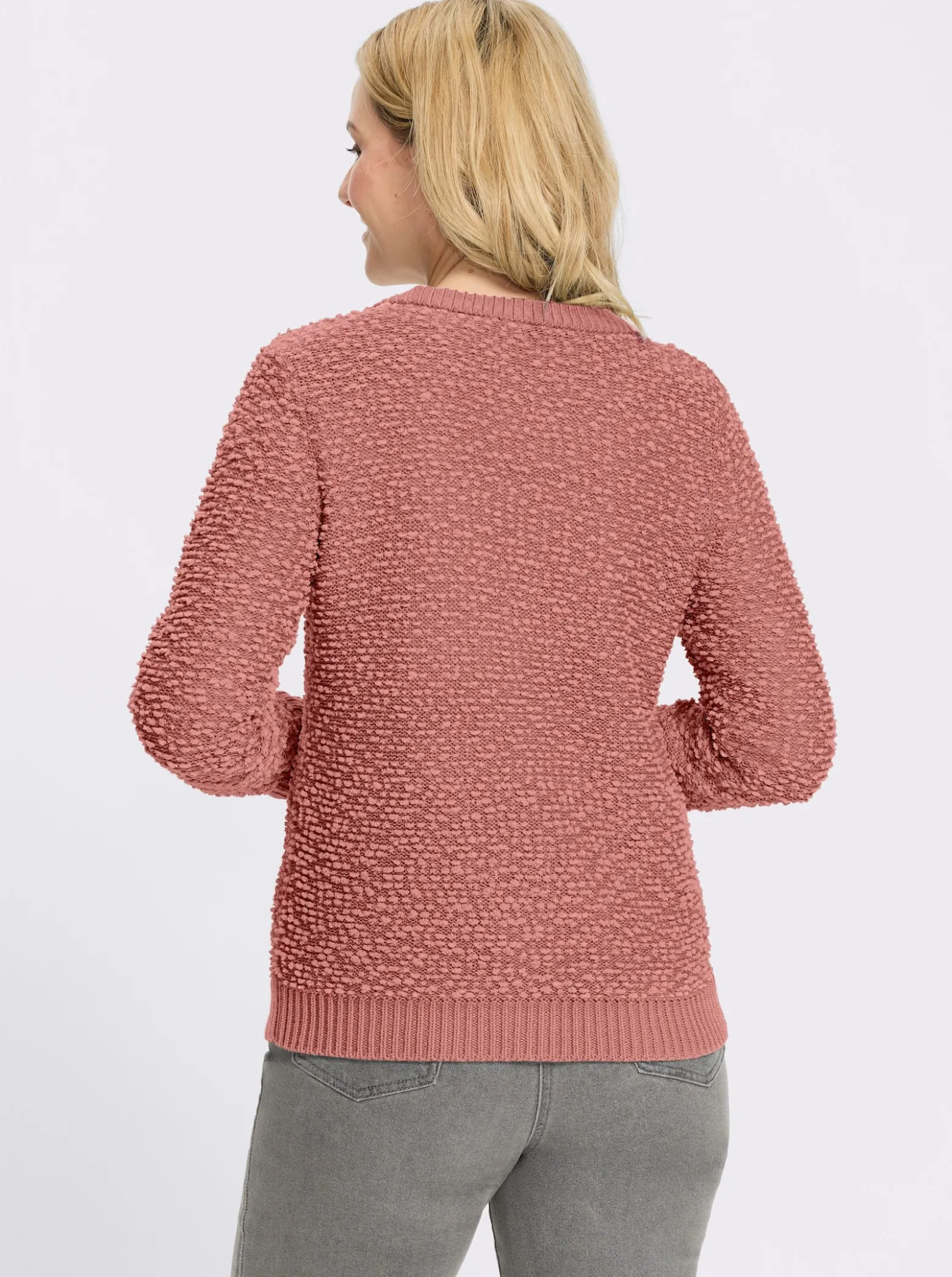 Cardigan aus Effektgarn
