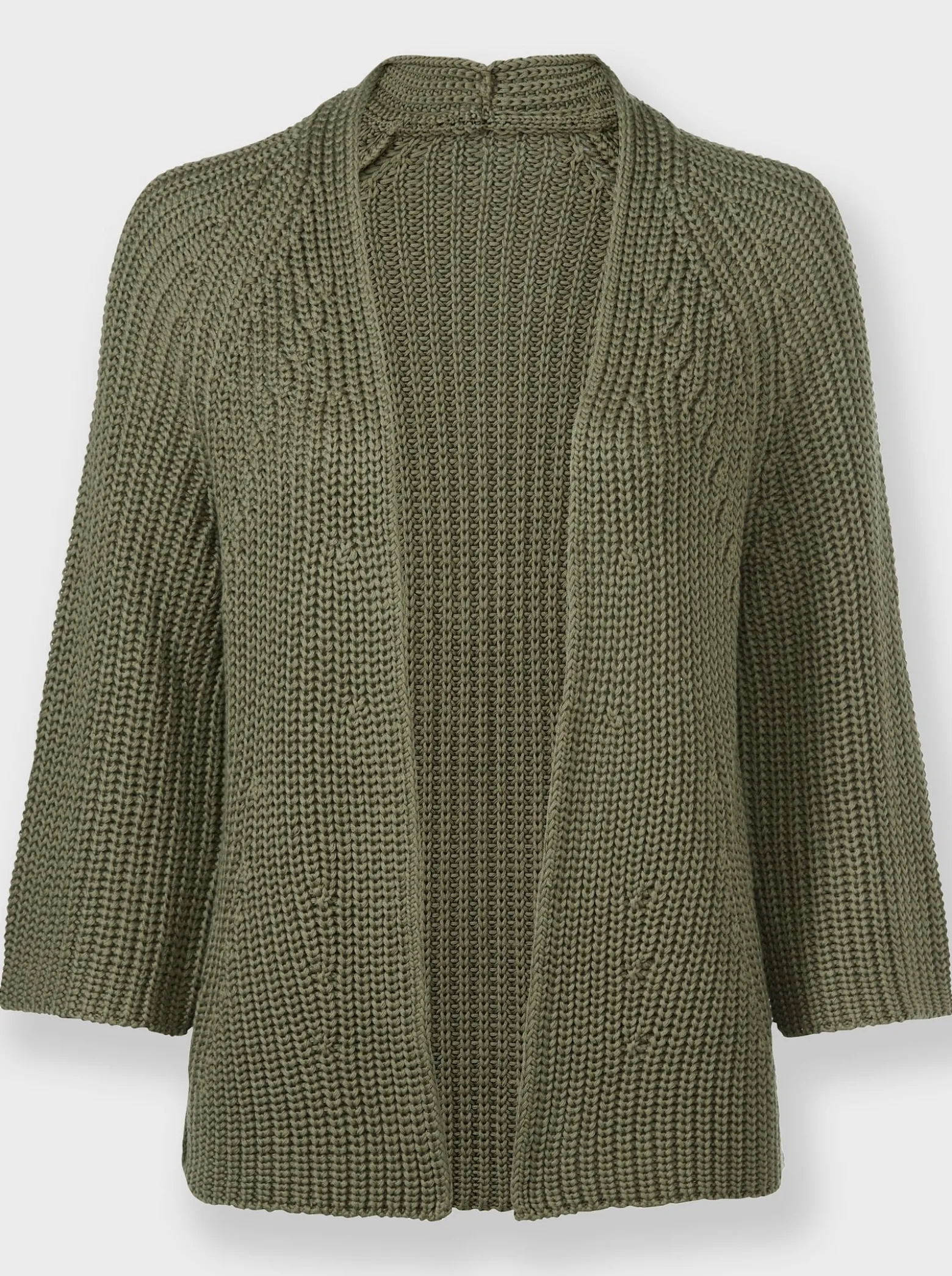Cardigan in offener Form