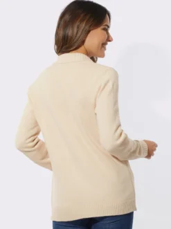 Cardigan in Ripp-Optik