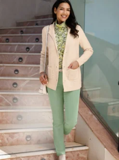 Cardigan in Ripp-Optik