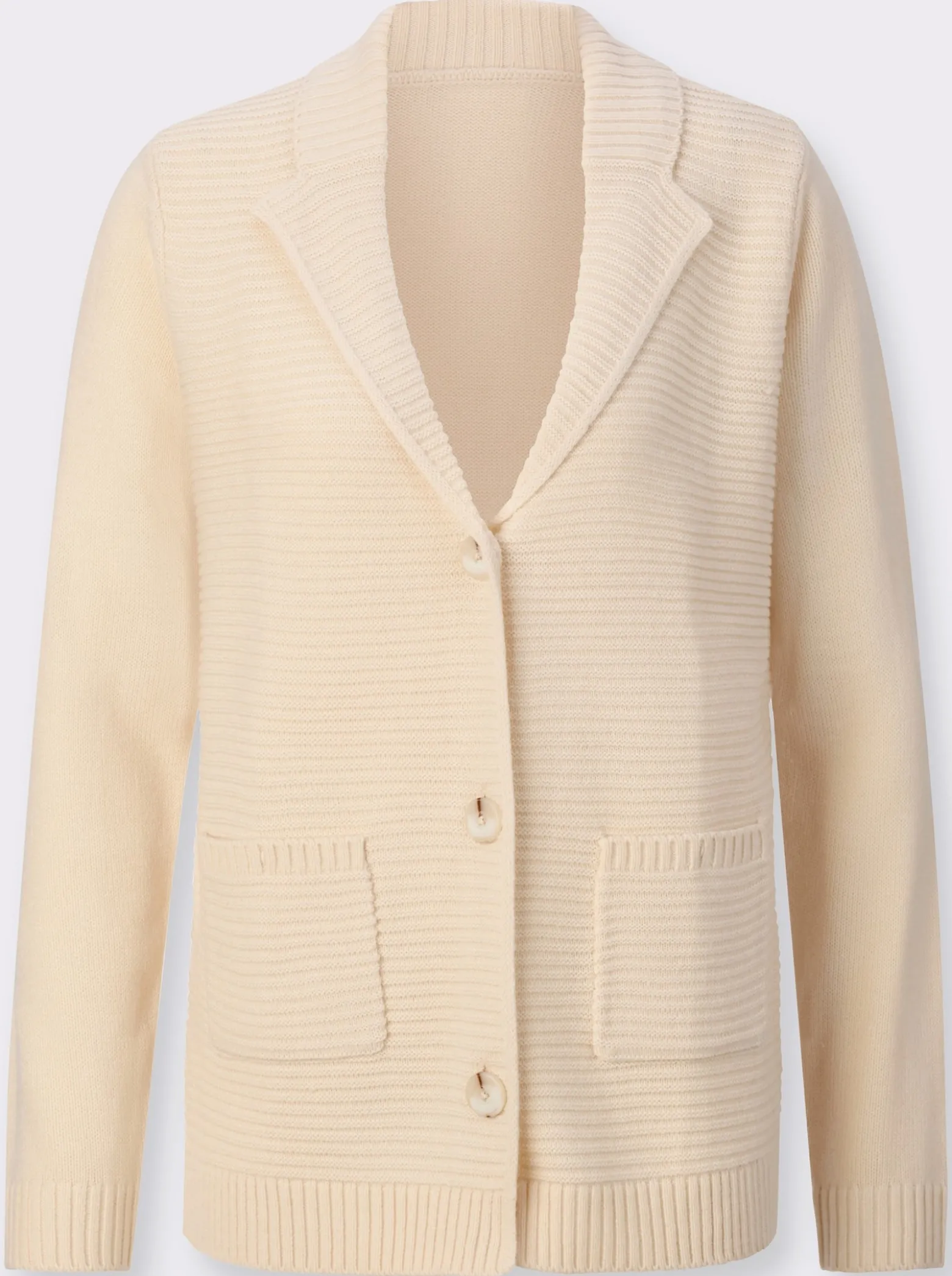 Cardigan in Ripp-Optik