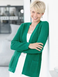 Cardigan mit Reißverschluss