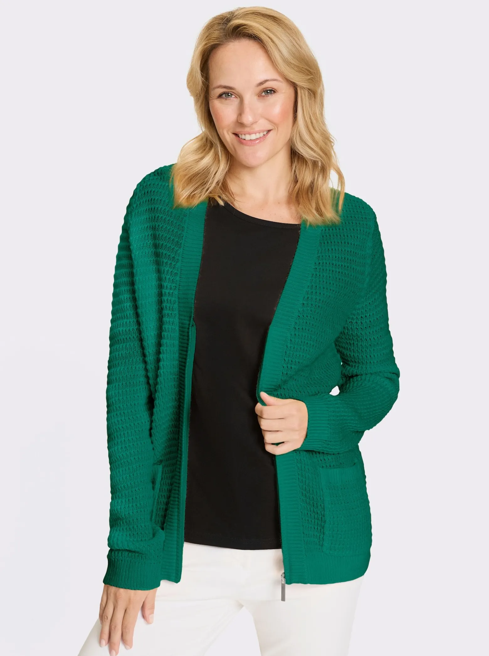 Cardigan mit Reißverschluss