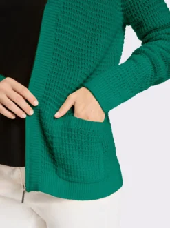 Cardigan mit Reißverschluss