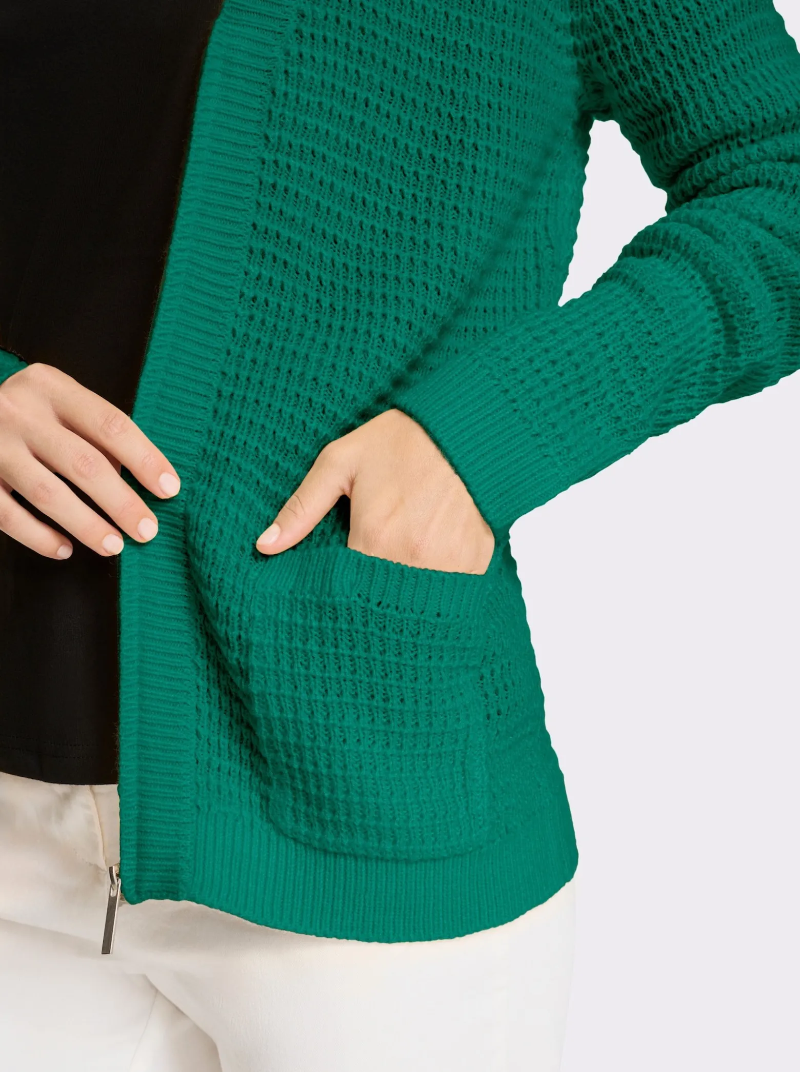Cardigan mit Reißverschluss