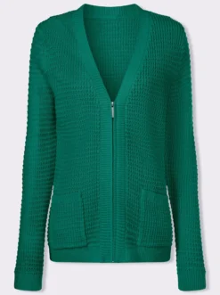 Cardigan mit Reißverschluss