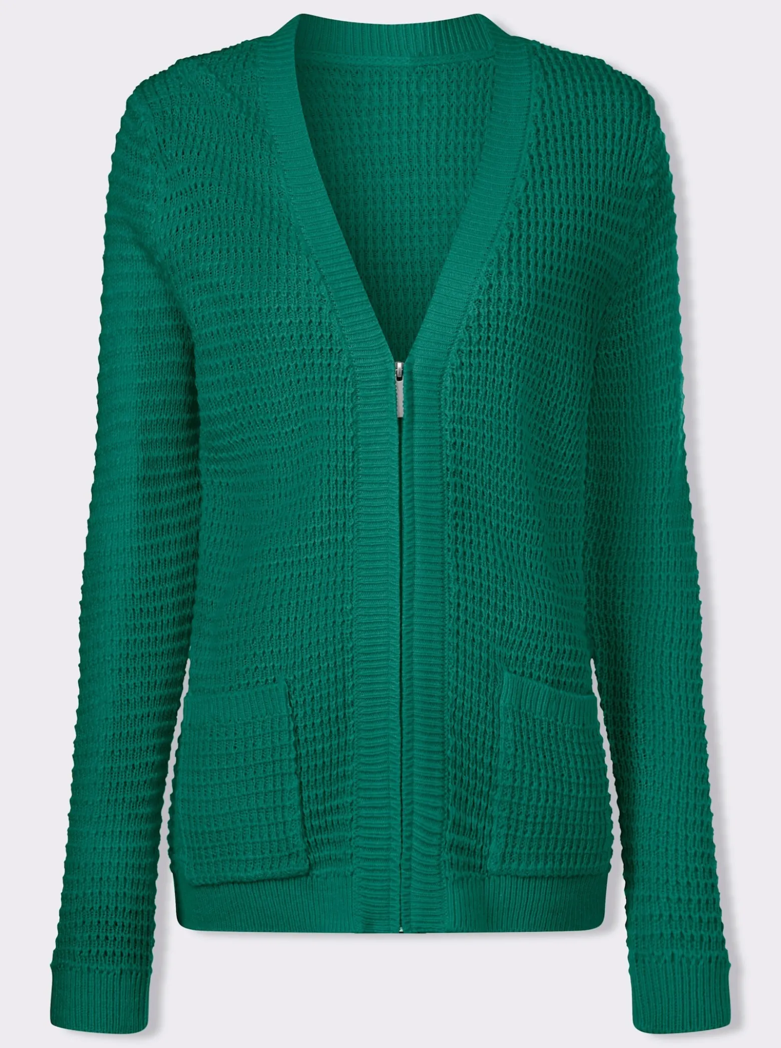 Cardigan mit Reißverschluss