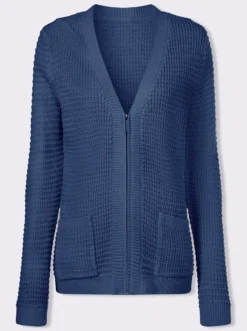 Cardigan mit Reißverschluss