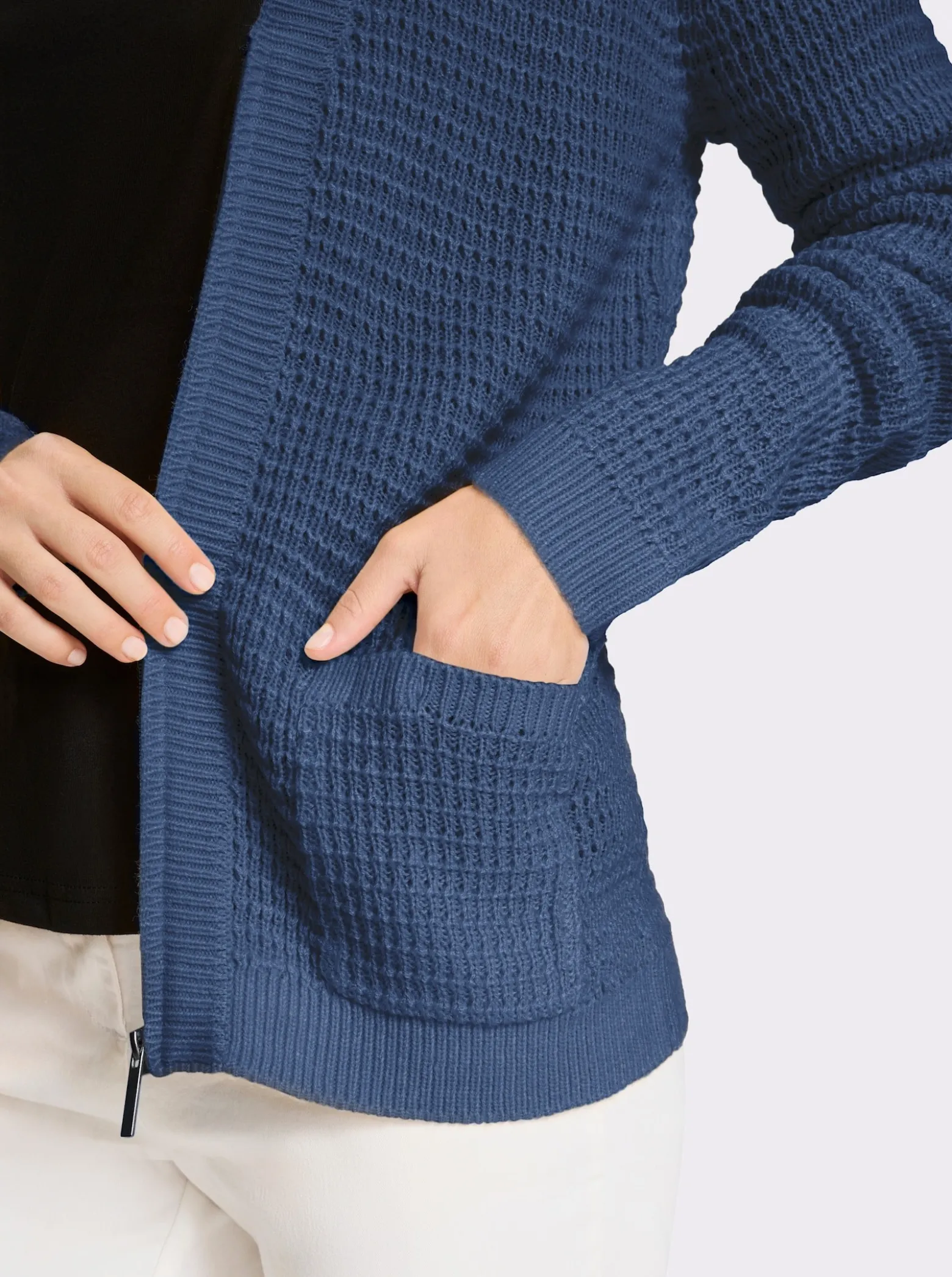 Cardigan mit Reißverschluss