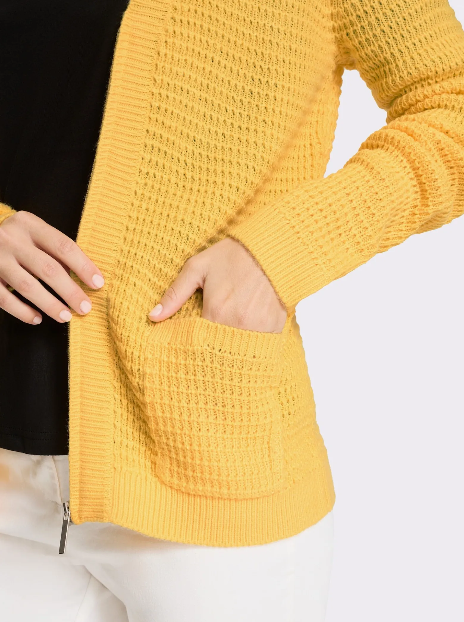 Cardigan mit Reißverschluss