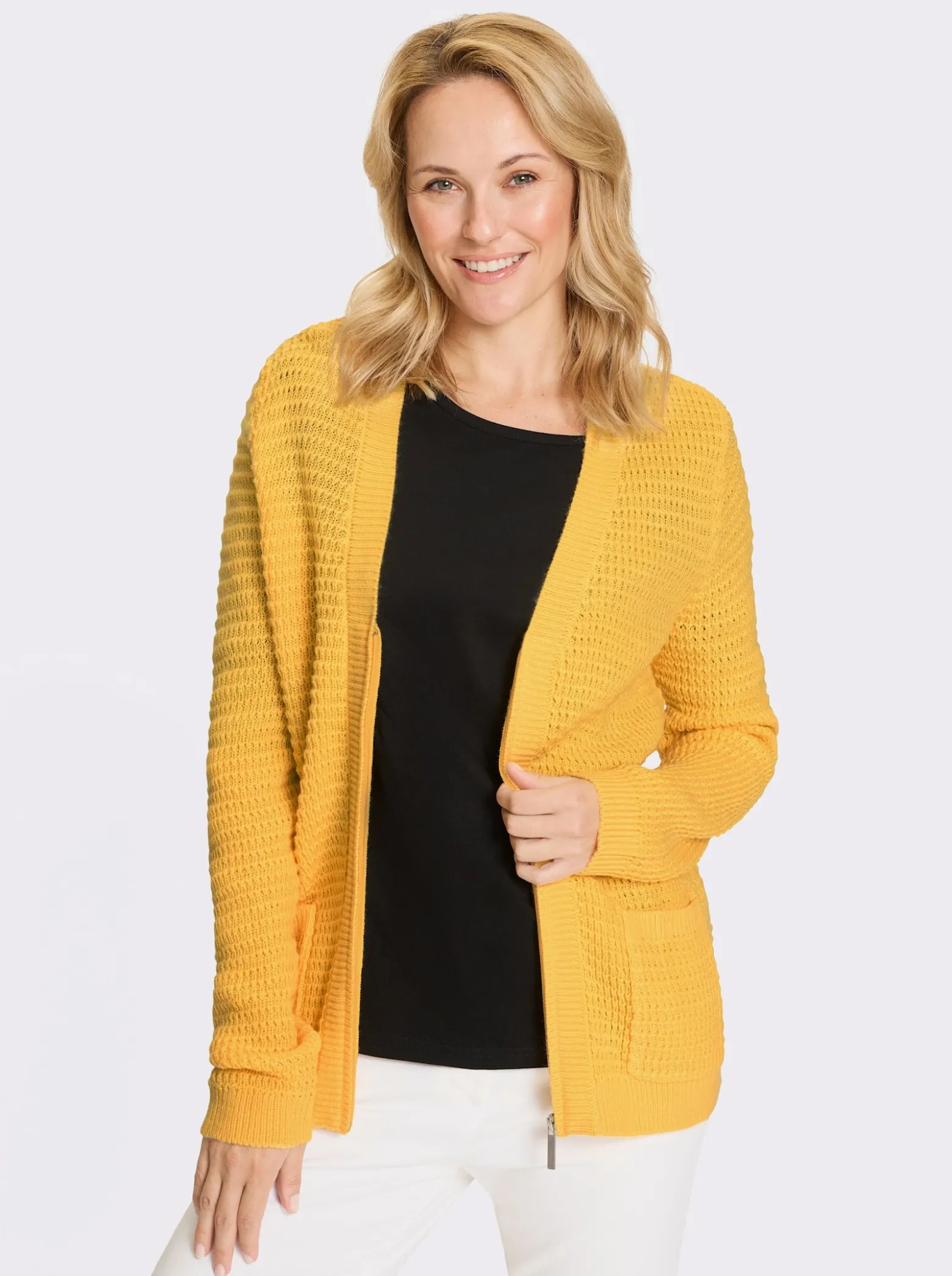 Cardigan mit Reißverschluss