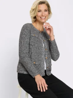 Cardigan mit Schmuckknöpfen
