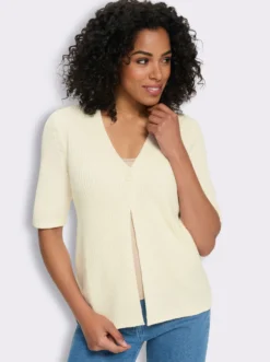 Cardigan mit V-Ausschnitt
