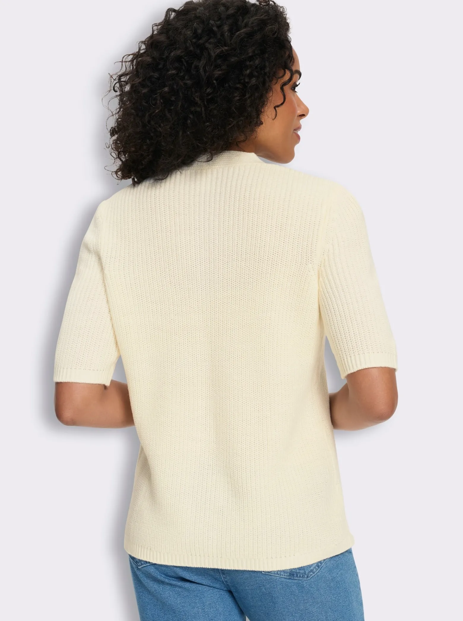 Cardigan mit V-Ausschnitt