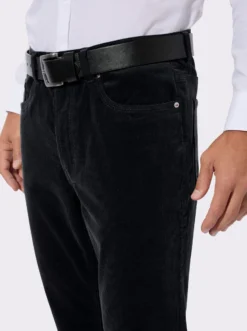 Cordhose aus Baumwoll-Stretch